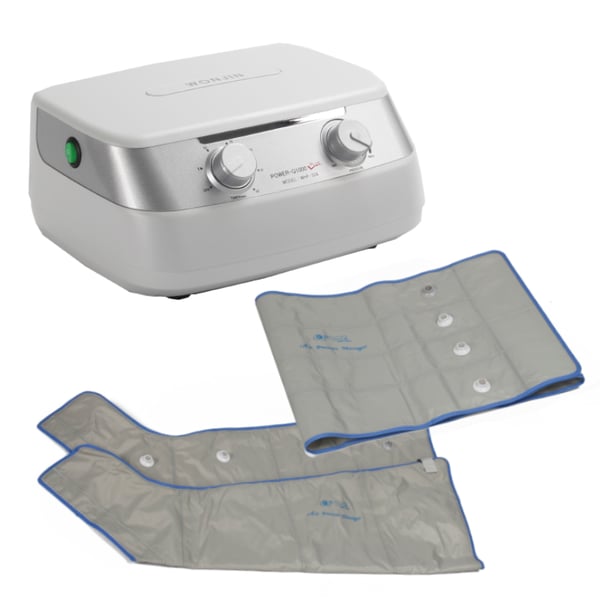 Presoterapia Q1000 Plus: 2 Pernas + Faixa Abdominal